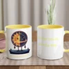 Taza de cerámica de color
