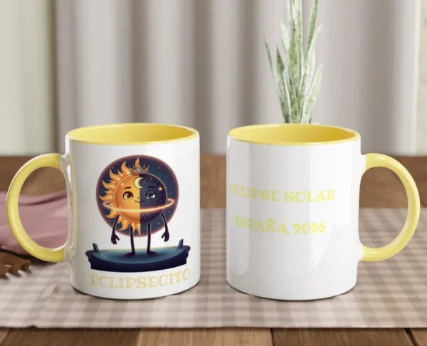 Taza de cerámica de color