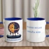 Taza de cerámica de color