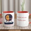 Taza de cerámica de color