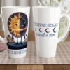 Taza de cerámica blanca de 17 oz