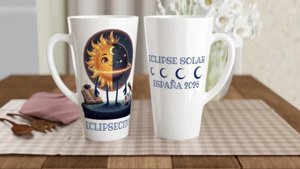 Taza de cerámica blanca de 17 oz