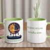 Taza de cerámica de color