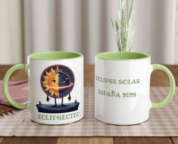 Taza de cerámica de color